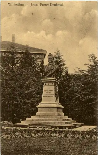 Winterthur - Jonas Furrer Denkmal -144720