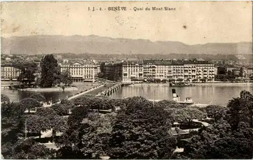 Geneve - Quai du Mont Blanc -145912