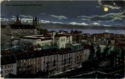 Lausanne - au clair de lune -145932