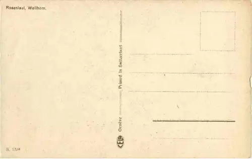 Rosenlaui - Künstlerkarte -145318