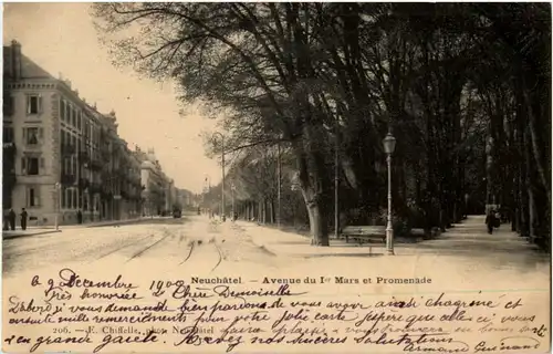 Neuchatel - Avenue du 1er Mars -146612