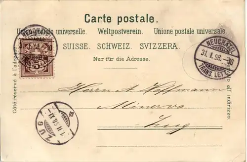 Souvenir de Neuchatel - Litho -146706