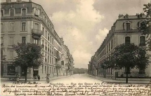 Neuchatel - Rue des Beaux Arts -146608