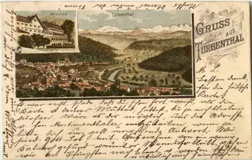 Gruss aus Turbenthal - Litho -143562