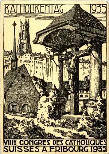 Fribourg - Katholikentag 1935 -145654