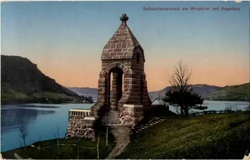 Schlachtdenkmal am Morgarten und Aegerisee -145612