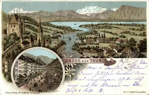 Gruss aus Thun - Litho -146742