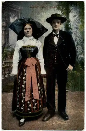 Elsässer Landestracht - Feldpost -105682