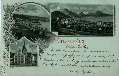 Gruss aus Zug - Litho -147328