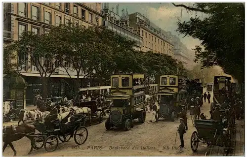Paris - Boulevard des Italiens -105798