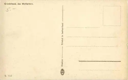 Grindelwald - Künstlerkarte -145346