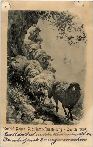 Zürich - Rudolf Koller Jubiläums Ausstellung 1898 -147136