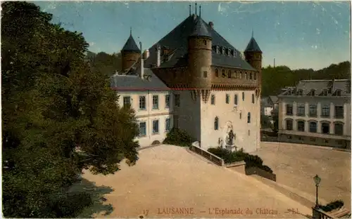 Lausanne - L Esplanade du Chateau -145940