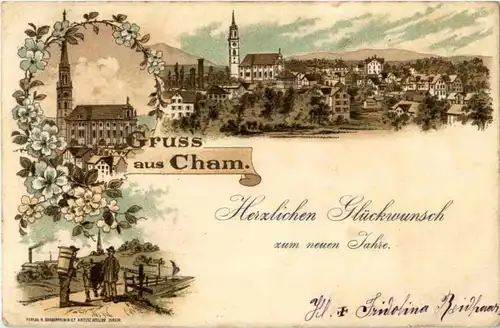 Gruss aus Cham - Litho -147576