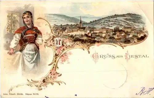 Gruss aus Liestal - Litho -147212