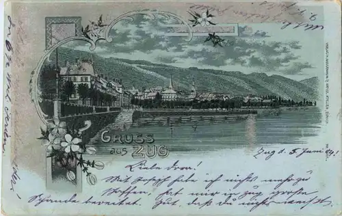Gruss aus Zug - Litho -147324