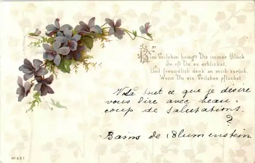 Blumen - Litho -147246