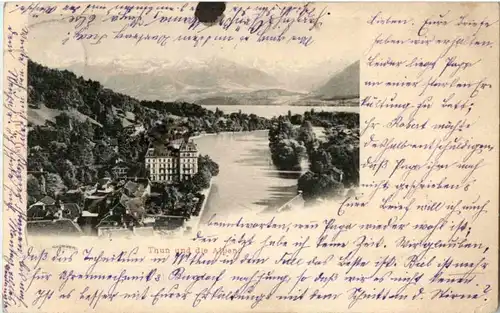 Thun und die Alpen -147268