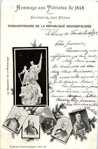 Neuchatel - Souvenir des Fetes Cinquantenaire -146594