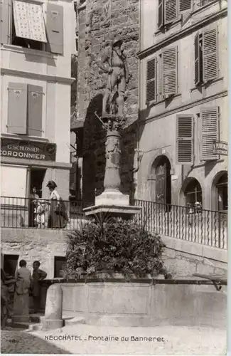 Neuchatel - Fontaine du Banneret -146624