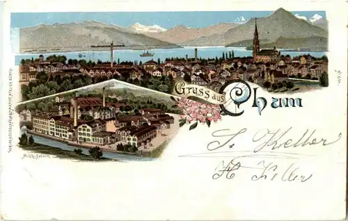 Gruss aus Cham - Litho -147578