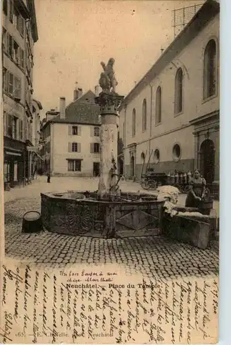 Neuchatel - Place du Temple -146622