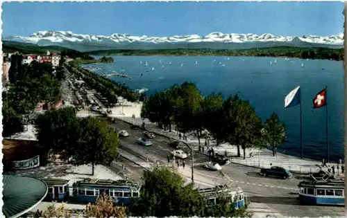 Zürich - Utoquai mit Tram -144756