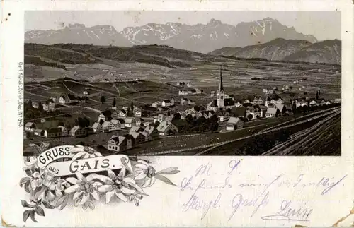 Gruss aus Gais - Litho -148092