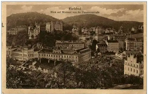 Karlsbad - Blick auf Westend -106624