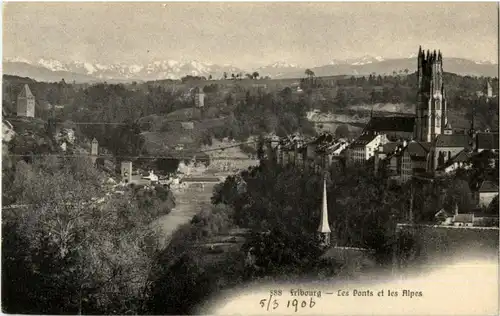 Fribourg - Les Ponts et les Alpes -145988