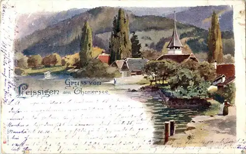 Gruss von Leissigen am Thunersee -147058