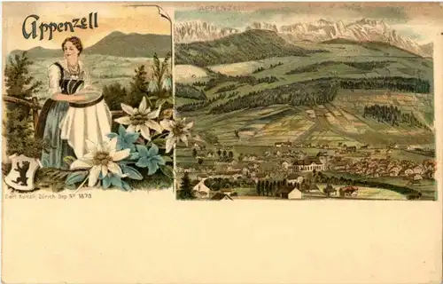 Appenzell - Litho Carl Künzli -148406