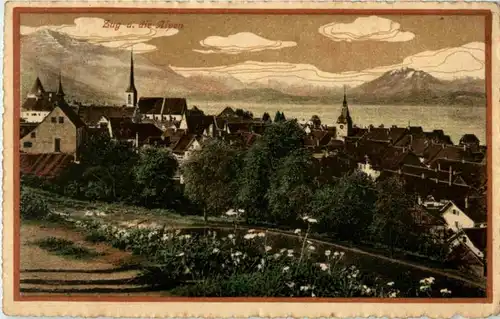 Zug und die Alpen -147340