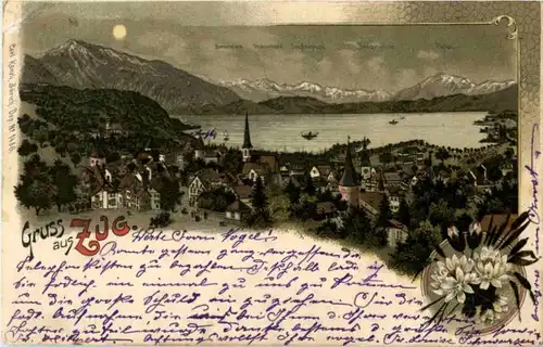 Gruss aus Zug - Litho -147412