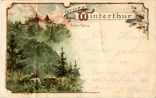 Gruss aus Winterthur - Schloss Kyburg -147172