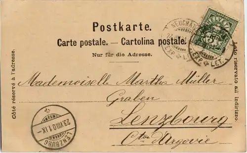 Neuchatel - Buste d A de Chambrier -146598