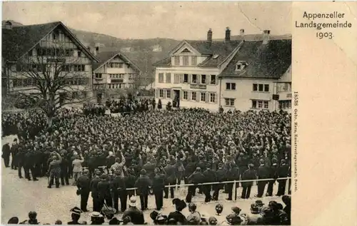 Landsgemeinde in Appenzell 1903 -148392