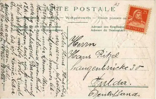 Appenzell - Kirche und Sitterbrücke -148452