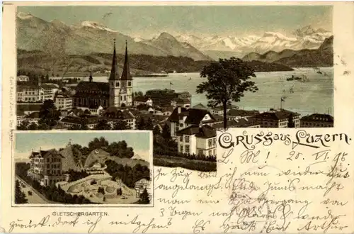 Gruss aus Luzern - Litho -146772