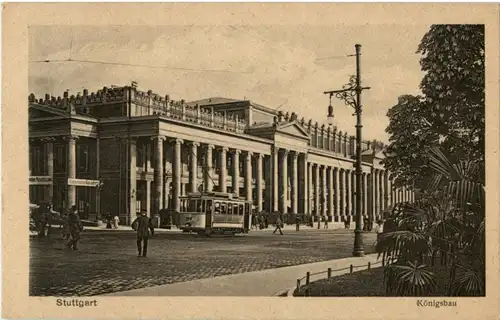 Stuttgart - Königsbau mit Strassenbahn -148932