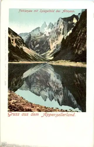 Gruss aus dem Appenzellerland - Fählensee -148686