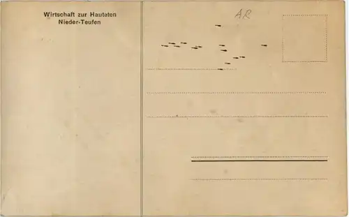 Teufen - Wirtschaft zur Hauteten -147972