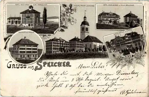 Gruss aus Speicher - Litho -147994