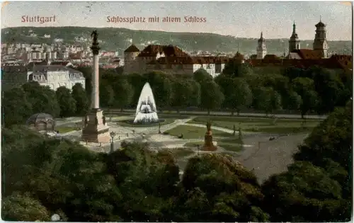 Stuttgart - Schlossplatz -148922