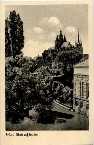 Erfurt - Blick auf den Dom -149036