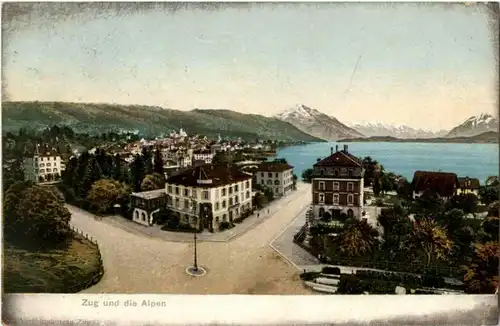 Zug und die Alpen -147384