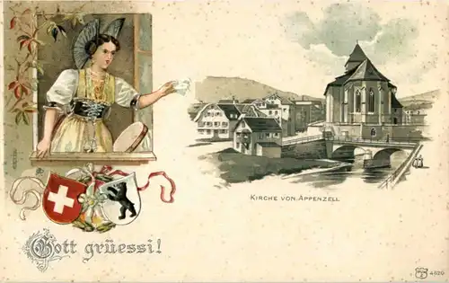 Appenzell - Kirche -148454