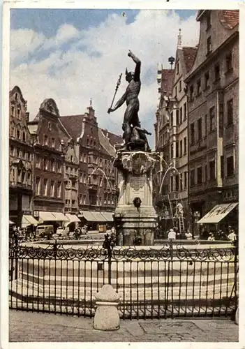 Augsburg - Merkur Brunnen -149290