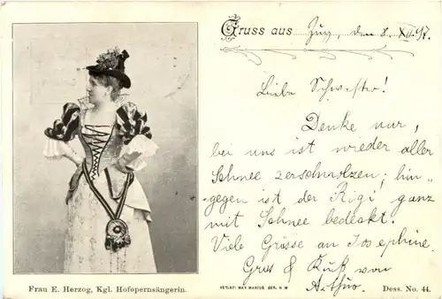 E. Herzog - Hofopernsängerin -146200