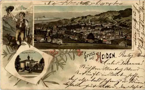 Gruss aus Heiden - Litho -148130